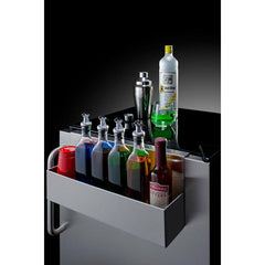 Summit 24" Wide Built-In All-Refrigerator, ADA Compliant, with Speed Rail - FF7BKBISSTBADASR - The Home Selection