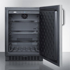 Summit 24" Wide Built-in All-refrigerator - FF64BXCSS - The Home Selection