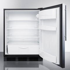 Summit 24" Wide Built-in All-refrigerator - FF6BK7SS - The Home Selection