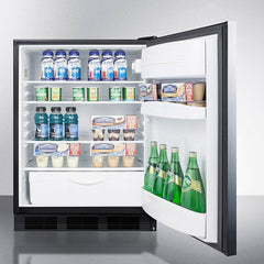 Summit 24" Wide Built-in All-refrigerator - FF6BK7SS - The Home Selection