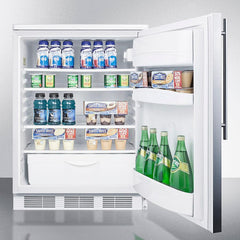 Summit 24" Wide Built-In All-Refrigerator - FF6LWBI7SS - The Home Selection