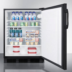 Summit 24" Wide Built-In All-Refrigerator - FF7BKBI - The Home Selection