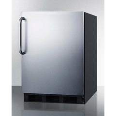Summit 24" Wide Built-In All-Refrigerator - FF7BKBISS - The Home Selection