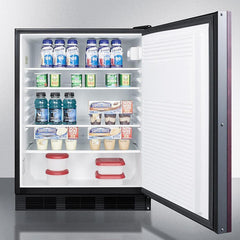 Summit 24" Wide Built-In All-Refrigerator (Panel Not Included) - FF7BKBIIF - The Home Selection