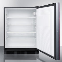 Summit 24" Wide Built-In All-Refrigerator (Panel Not Included) - FF7BKBIIF - The Home Selection
