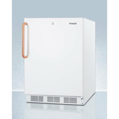 Summit 24" Wide Built-In All-Refrigerator with Antimicrobial Pure Copper Handle, ADA Compliant - FF6LWBI7TBCADA - The Home Selection