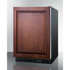 Summit 24" Wide Built-In Beverage Center with 5.0 Cu. Ft. Capacity, Stainless Steel Exterior, Reversible Stainless Steel Door, Open Door & Temperature Alarm (Panel Not Included) - SCR610BLSD - The Home Selection