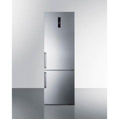 Summit 24" Wide Built-In Bottom Freezer Refrigerator - FFBF249SSBI - The Home Selection