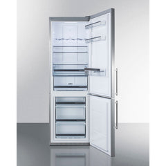 Summit 24" Wide Built-In Bottom Freezer Refrigerator - FFBF249SSBI - The Home Selection