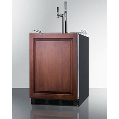 Summit 24" Wide Built-In Coffee Kegerator, ADA Compliant (Panel Not Included) - SBC58BLBIADAIFCMTWIN - The Home Selection