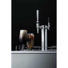 Summit 24" Wide Built-In Coffee Kegerator, ADA Compliant - SBC58BLBIADACMTWIN - The Home Selection