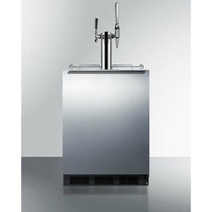Summit 24" Wide Built-In Coffee Kegerator, ADA Compliant - SBC58BLBIADACMTWIN - The Home Selection