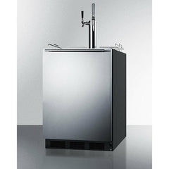 Summit 24" Wide Built-In Coffee Kegerator, ADA Compliant - SBC58BLBIADACMTWIN - The Home Selection