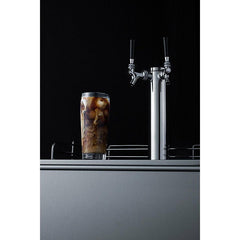 Summit 24" Wide Built-In Cold Brew Coffee Kegerator, ADA Compliant - SBC58BLBIADACFTWIN - The Home Selection