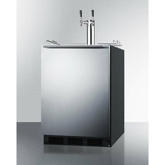 Summit 24" Wide Built-In Cold Brew Coffee Kegerator, ADA Compliant - SBC58BLBIADACFTWIN - The Home Selection