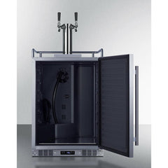 Summit 24" Wide Built-In Cold Brew Coffee Kegerator - SBC682CFTWIN - The Home Selection