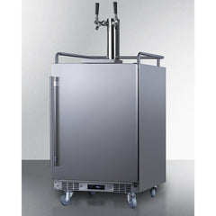 Summit 24" Wide Built-In Cold Brew Coffee Kegerator - SBC682CFTWIN - The Home Selection