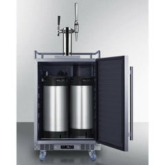Summit 24" Wide Built-In Cold Brew/Nitro-Infused Coffee Kegerator - SBC682CMTWIN - The Home Selection