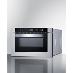 Summit 24" Wide Built-In Drawer Microwave - MDR245SS - The Home Selection