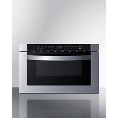 Summit 24" Wide Built-In Drawer Microwave - MDR245SS - The Home Selection