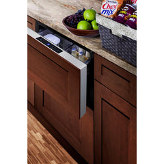 Summit 24" Wide Built-In Drawer Refrigerator with 2 cu. ft. Capacity, Frost Free Defrost, 304 Grade Stainless Steel, Sabbath Mode, LED Lighting - SDR24 - The Home Selection