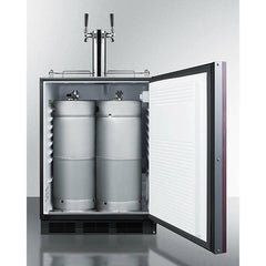Summit 24" Wide Built-In Kegerator, ADA Compliant (Panel Not Included) - SBC58BLBIADAIF - The Home Selection