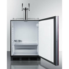Summit 24" Wide Built-In Kegerator, ADA Compliant (Panel Not Included) - SBC58BLBIADAIF - The Home Selection