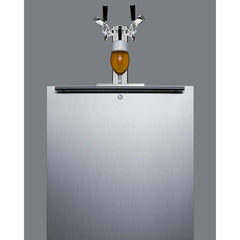 Summit 24" Wide Built-In Kegerator, ADA Compliant - SBC58BLBIADALock - The Home Selection