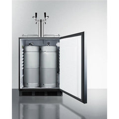 Summit 24" Wide Built-In Kegerator, ADA Compliant - SBC58BLBIADALock - The Home Selection