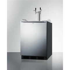 Summit 24" Wide Built-In Kegerator, ADA Compliant - SBC58BLBIADALock - The Home Selection