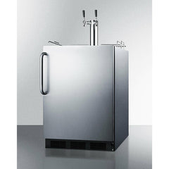 Summit 24" Wide Built-In Kegerator, ADA Compliant - SBC58BLBICSSADA - The Home Selection