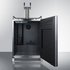 Summit 24" Wide Built-In Kegerator (Panel Not Included) - SBC677BI - The Home Selection