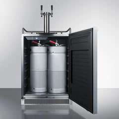 Summit 24" Wide Built-In Kegerator (Panel Not Included) - SBC677BI - The Home Selection