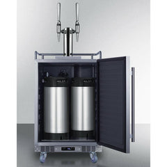 Summit 24" Wide Built-In Nitro-Infused Coffee Kegerator - SBC682NCFTWIN - The Home Selection
