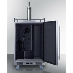 Summit 24" Wide Built-In Outdoor Beer Kegerator - SBC683OS - The Home Selection