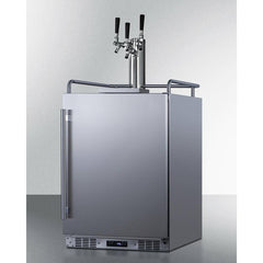 Summit 24" Wide Built-In Outdoor Beer Kegerator - SBC683OS - The Home Selection