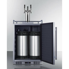 Summit 24" Wide Built-In Outdoor Beer Kegerator - SBC683OS - The Home Selection