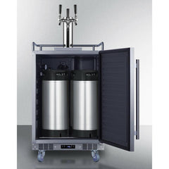 Summit 24" Wide Built-In Outdoor Beer Kegerator - SBC683OS - The Home Selection