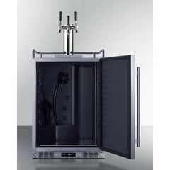 Summit 24" Wide Built-In Outdoor Beer Kegerator - SBC683OS - The Home Selection