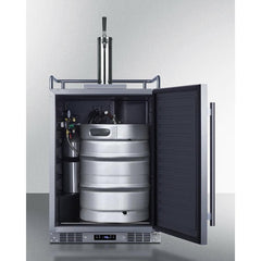 Summit 24" Wide Built-In Outdoor Beer Kegerator - SBC683OS - The Home Selection