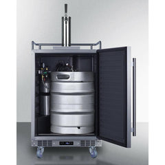 Summit 24" Wide Built-In Outdoor Beer Kegerator - SBC683OS - The Home Selection