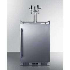 Summit 24" Wide Built-In Outdoor Commercial Beer Kegerator - BC74OSCOM - The Home Selection