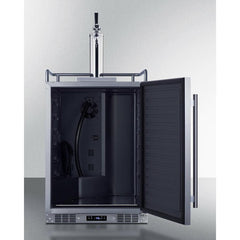 Summit 24" Wide Built-In Outdoor Commercial Beer Kegerator - BC74OSCOM - The Home Selection