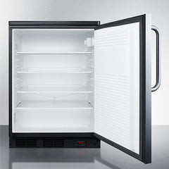 Summit 24" Wide Built-in Pub cellar - FF7LBLKBIPUBSS - The Home Selection