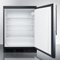 Summit 24" Wide Built-in Pub cellar - FF7LBLKBIPUBSS - The Home Selection