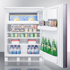 Summit 24" Wide Built-In Refrigerator-Freezer - CT66LWBI - The Home Selection