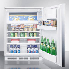 Summit 24" Wide Built-In Refrigerator-Freezer - CT66LWBISSH - The Home Selection