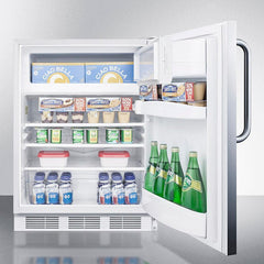 Summit 24" Wide Built-In Refrigerator-Freezer - CT66LWCSS - The Home Selection