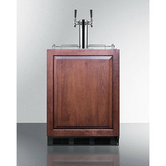 Summit 24" Wide Built-In Wine Kegerator, ADA Compliant (Panel Not Included) - SBC58BLBIADAIFWKDTWIN - The Home Selection