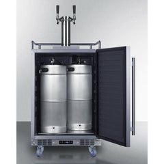 Summit 24" Wide Built-In Wine Kegerator - SBC682WKDTWIN - The Home Selection